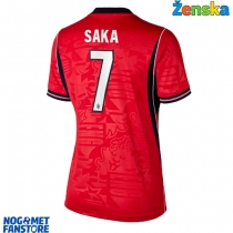 Engleska Bukayo Saka #7 Gostujuci Dres za Ženska SP 2026 Kratak Rukav